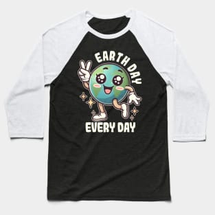 Earth Day Every Day Peace Baseball T-Shirt